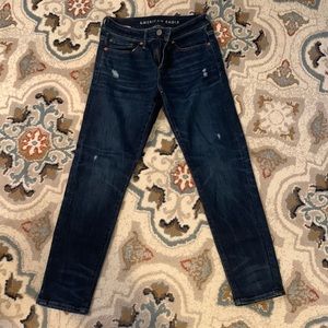 American Eagle Mens Jeans, Dark Wash, skinny, 28*28